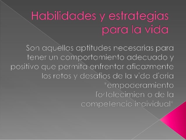 Estrategia Para La Vida